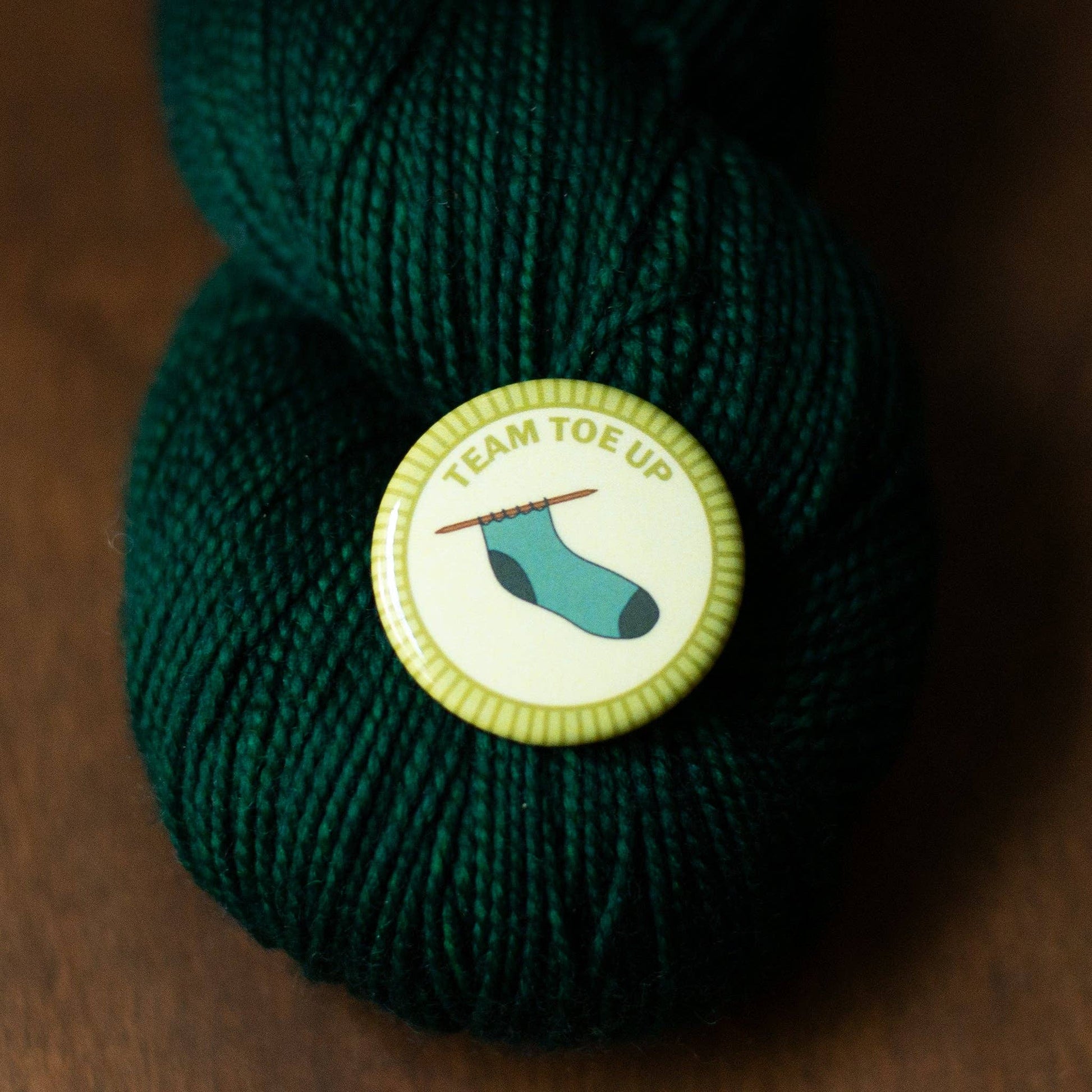 Camp Stitchwood Team Toe Up Merit Badge