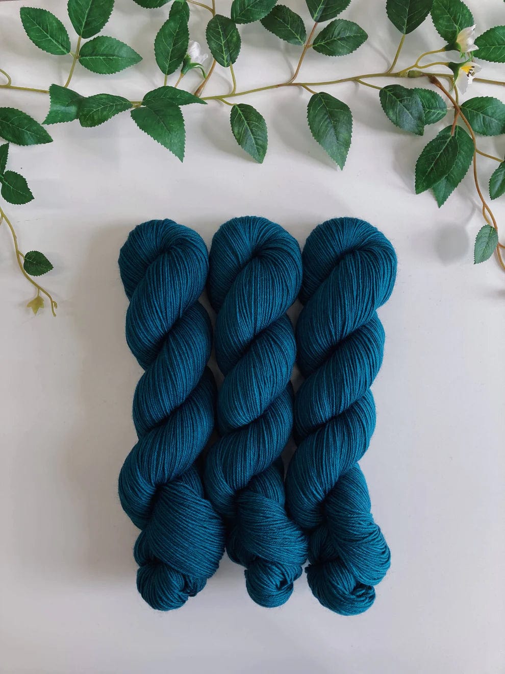 Coates & Co. Dark Teal Prairies Sock Yarn Tonals Yarn