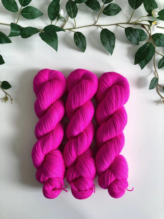 Coates & Co. Fuschia Prairies Sock Yarn Tonals Yarn