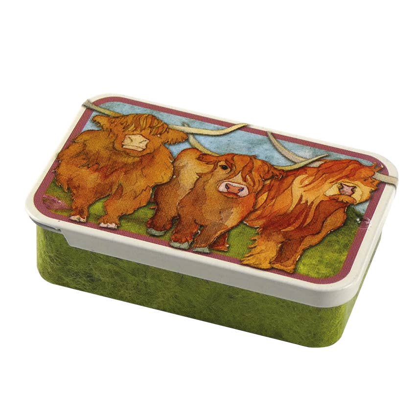 Emma Ball Ltd Highland Cow Pocket Tin