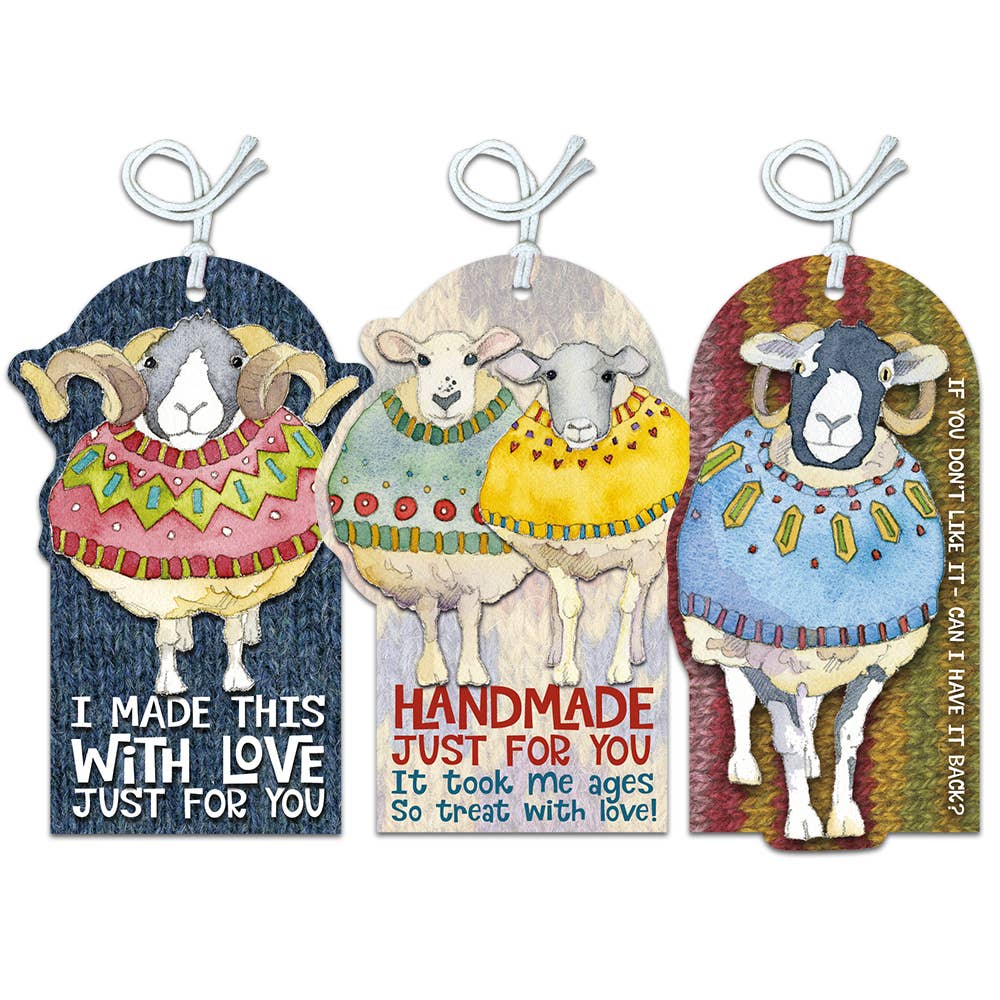 Emma Ball Ltd Sheep in Sweaters . Crafting Tags