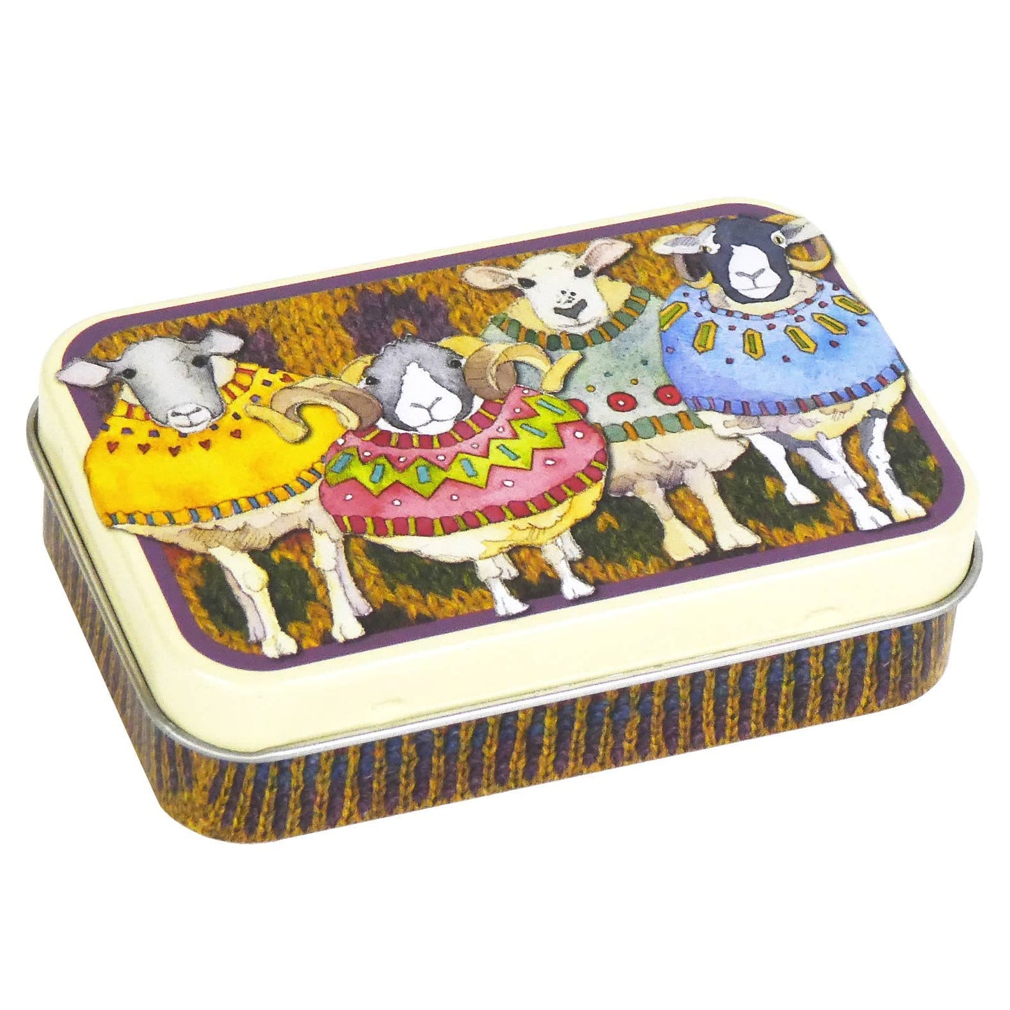 Emma Ball Ltd Sheep In Sweaters - Mini Rectangular Tin