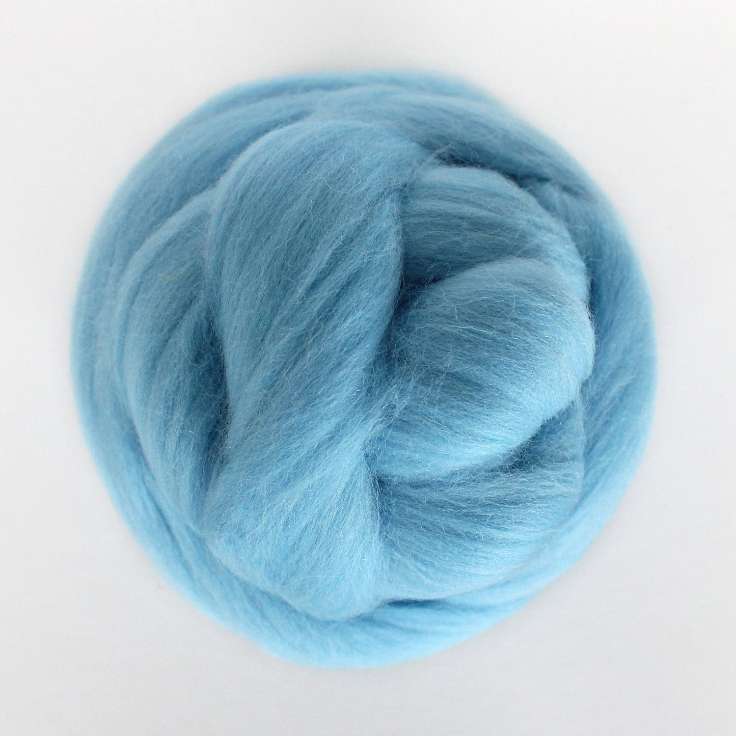 Exotic Fiber Aquamarine - Merino Wool Roving Nest – 1 oz Roving