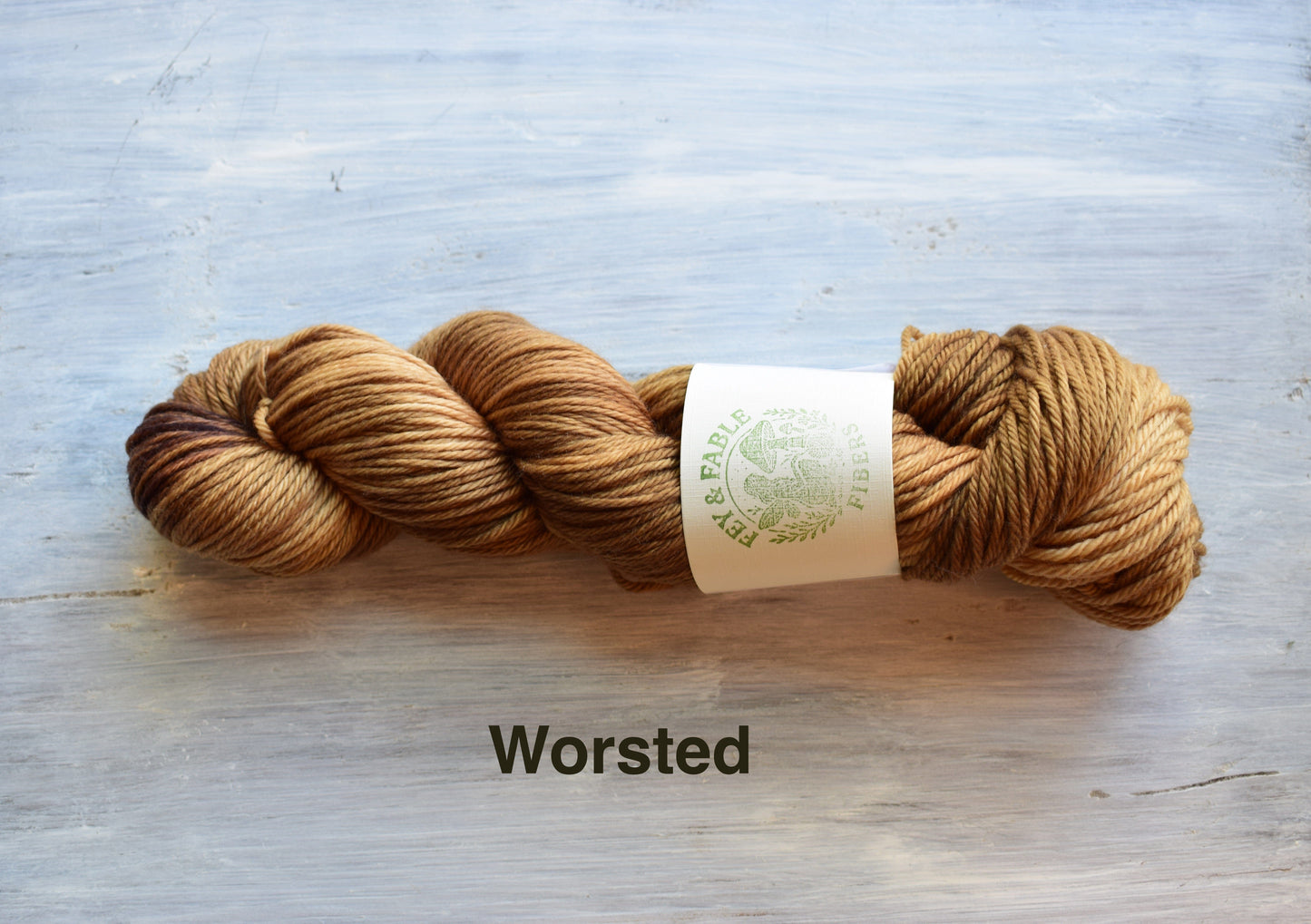 Fey and Fable Fibers Worsted Gingerbread Yarn