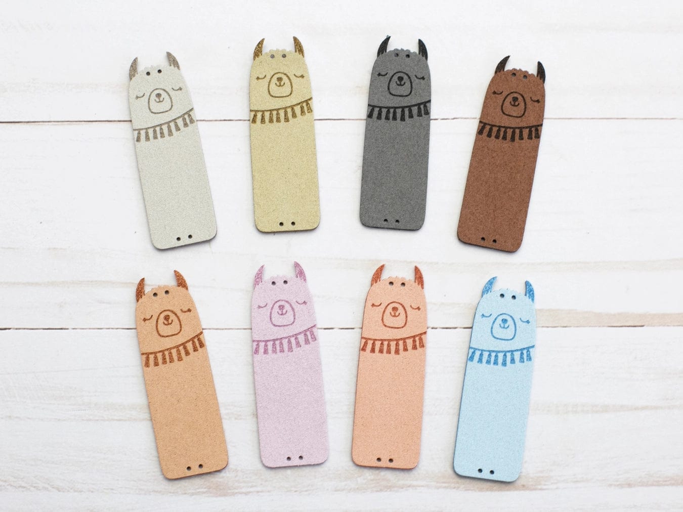 Fox & Pine Stitches Llama Fold Over Tags Tags and Cards