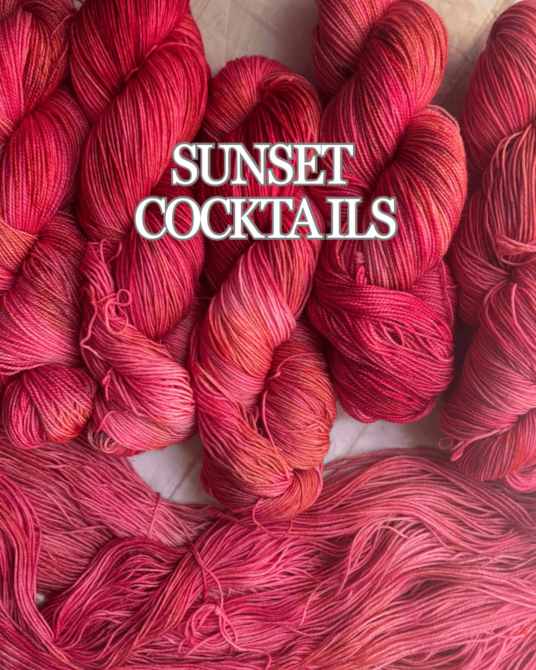 Goosey Fibers Sunset Cocktails Yarn