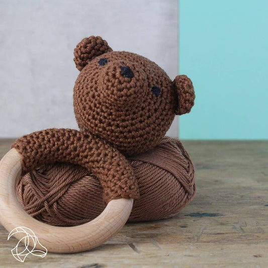 Hardicraft USA DIY Crochet Kit - Rattle Bear Craft Kits