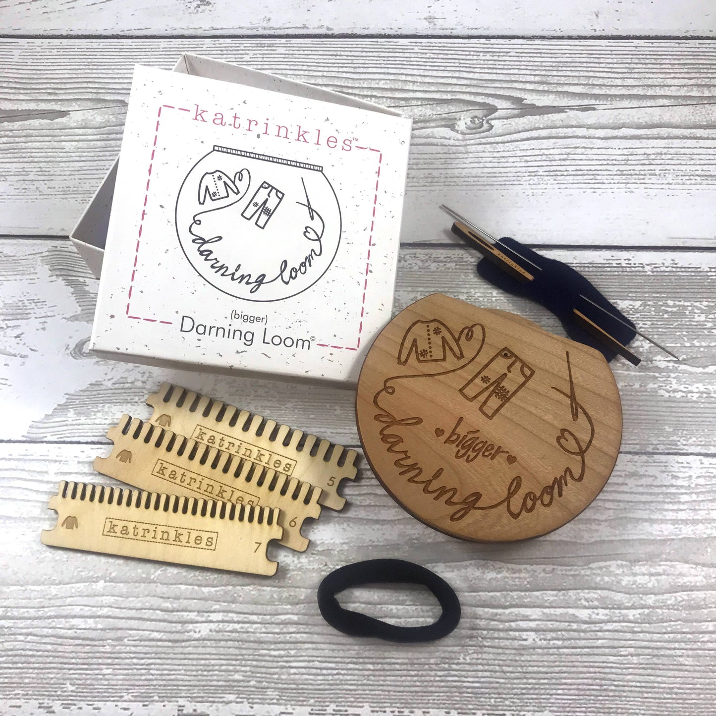 Katrinkles Bigger Darning Loom Kit -$44 Bigger Darning & Mending Loom Kit Craft Kits