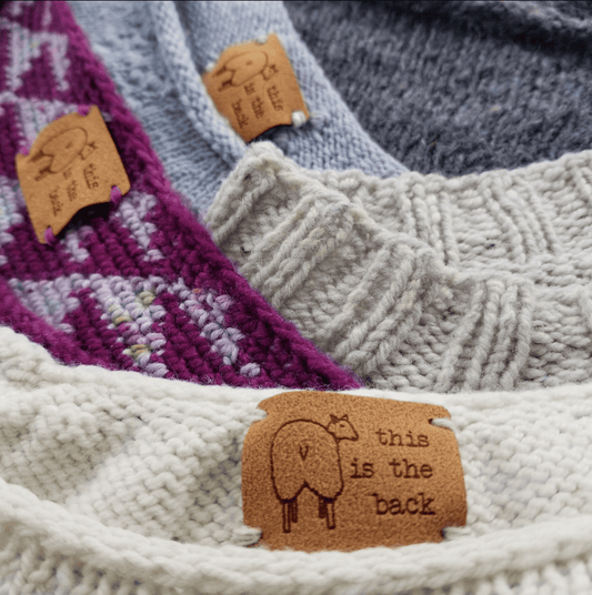 Katrinkles Faux Suede "Backside" Tag Set Tags and Cards