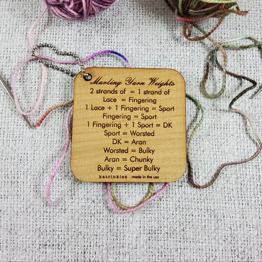 Katrinkles Marling Yarn Weights Mini Tool Notions and Tools