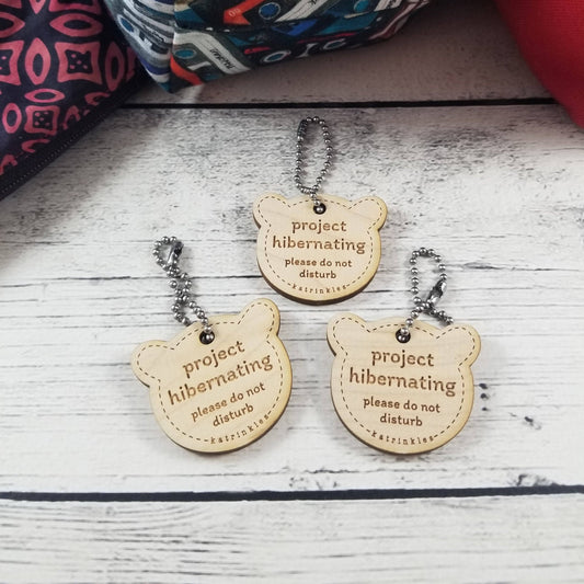 Katrinkles Project Hibernating Bear Bag Tags Tags
