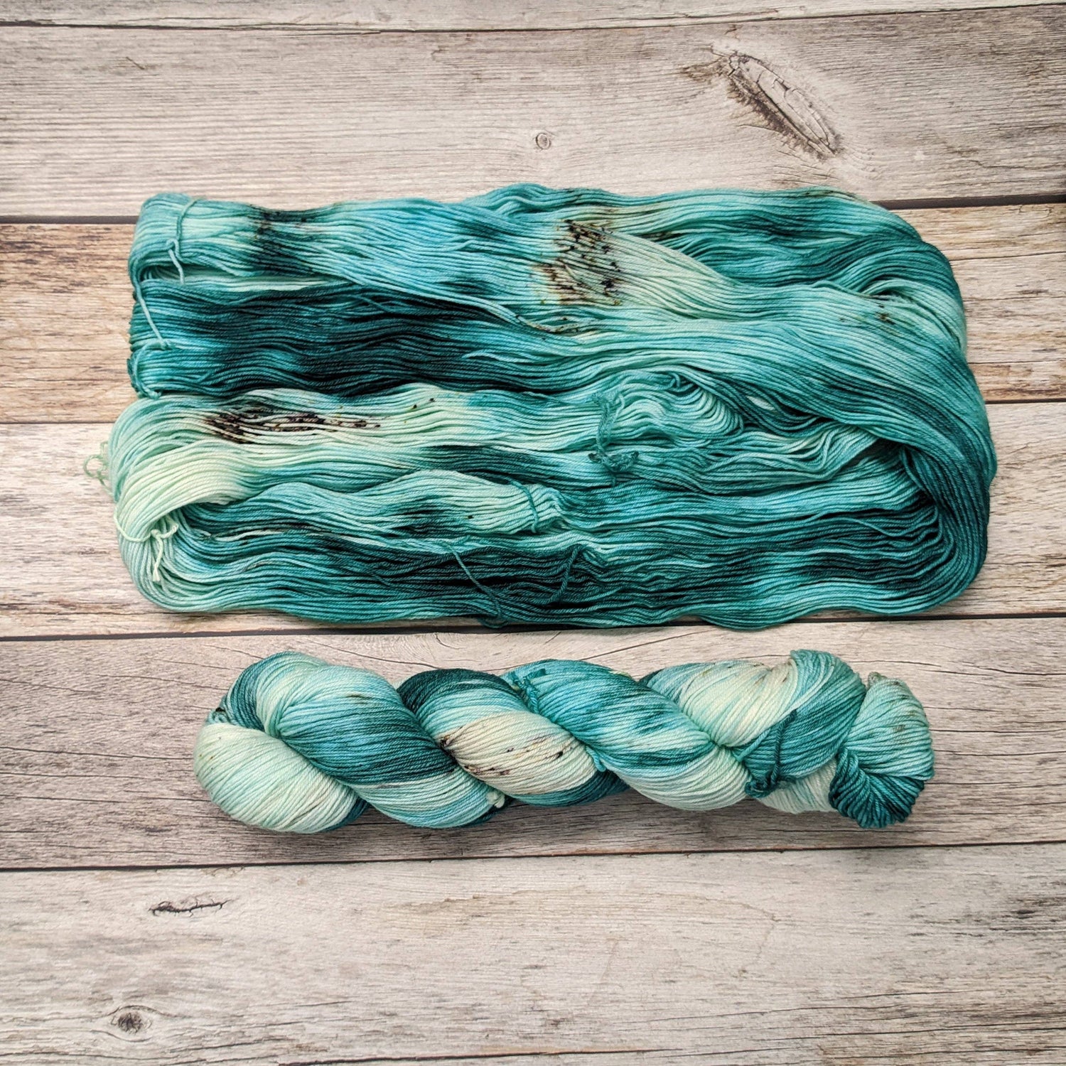 Lauritzen Dyed Fibers Hand Dyed Yarn in Colorway: Aspire Yarn