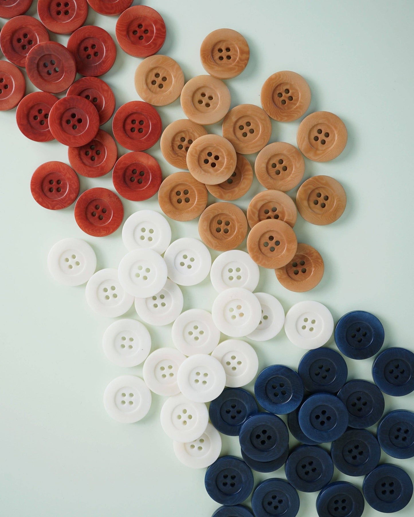 Matchy Matchy Sewing Club Set of 4 Milk 1" Corozo Nut Buttons