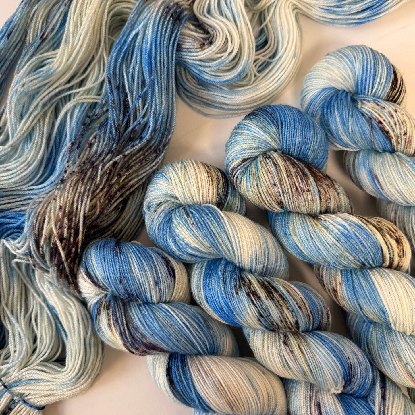 Mountaintop Yarn Blue Jay's Nest - 21.5 Micron SW Merino - Fingering Weight Yarn