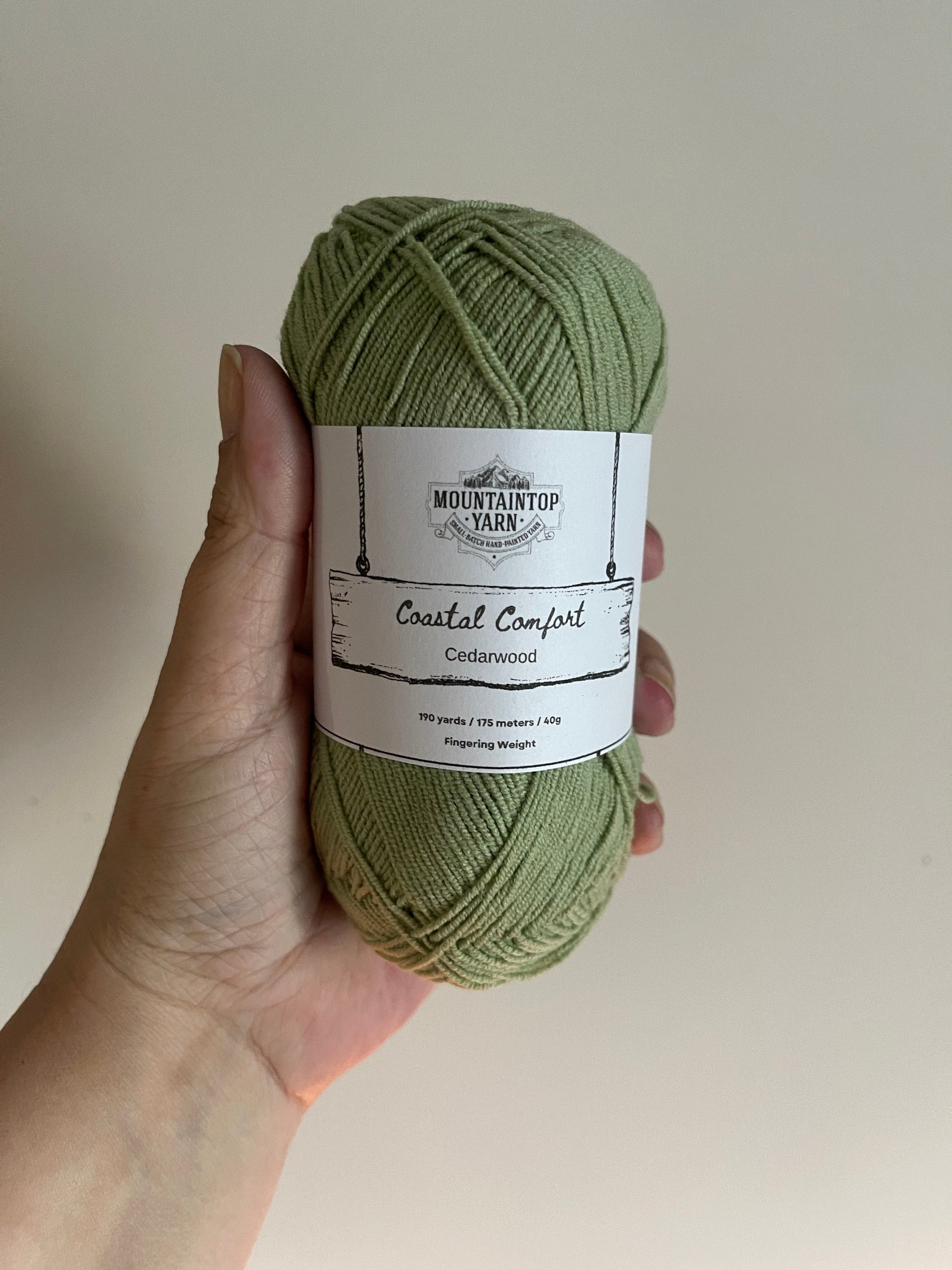 Mountaintop Yarn Cedarwood Coastal Comfort - Cotton and Acrylic Blend Yarn Yarn
