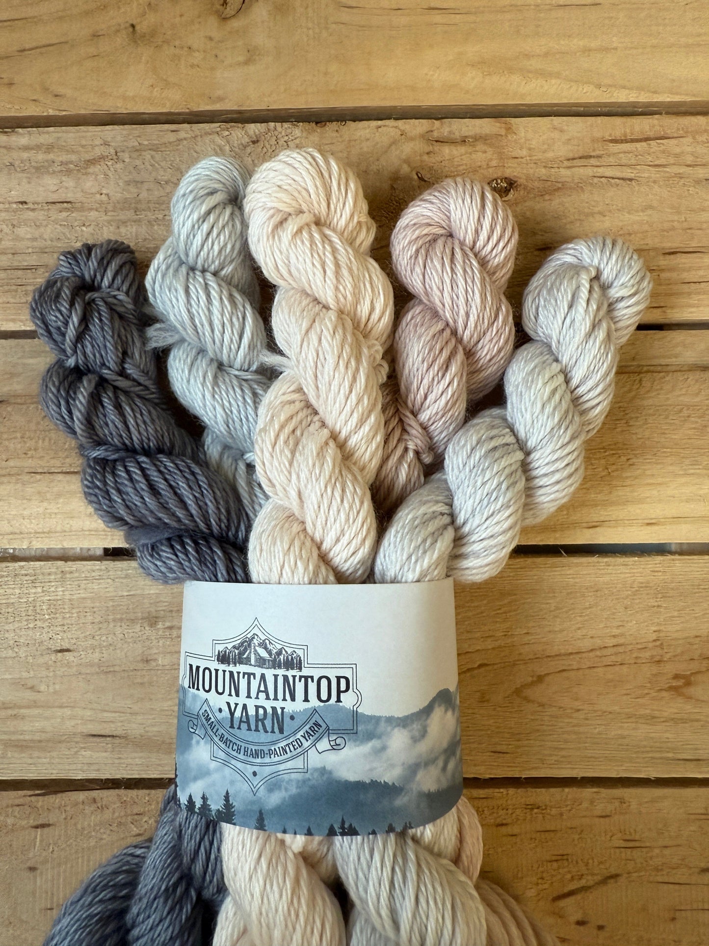 Mountaintop Yarn Coastal Breeze Limited Edition Worsted Weight Mini Sets Yarn
