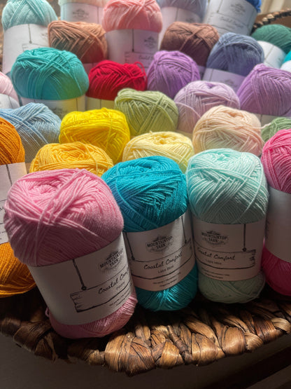 Mountaintop Yarn Coastal Comfort - Cotton and Acrylic Blend Yarn Yarn