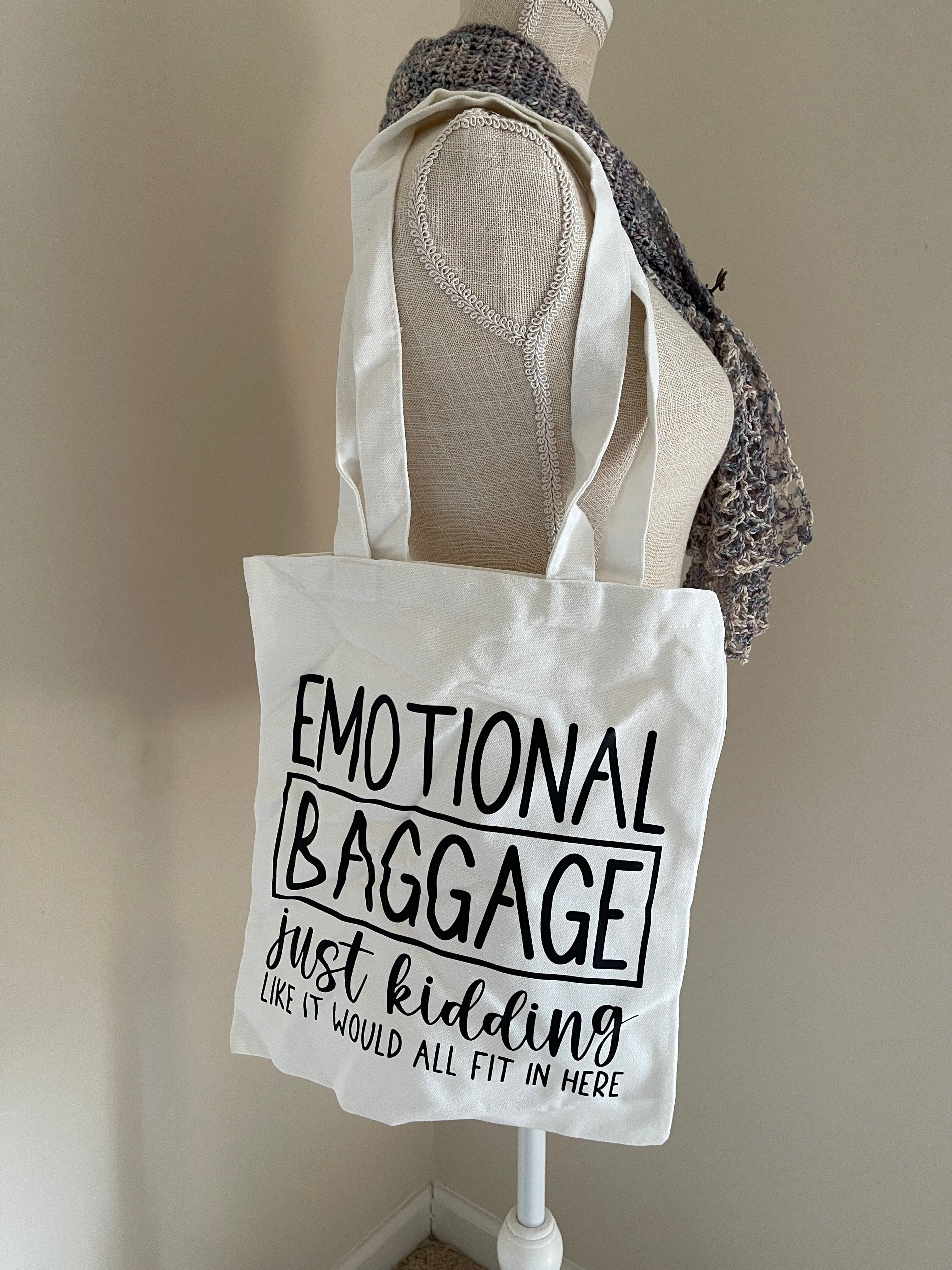 Emotional baggage tote fashion