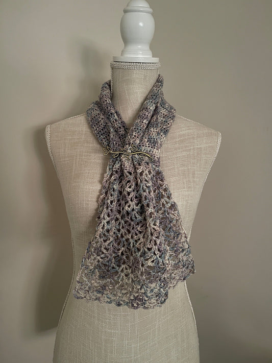 Mountaintop Yarn French Scarf Crochet Pattern Needlecraft Patterns