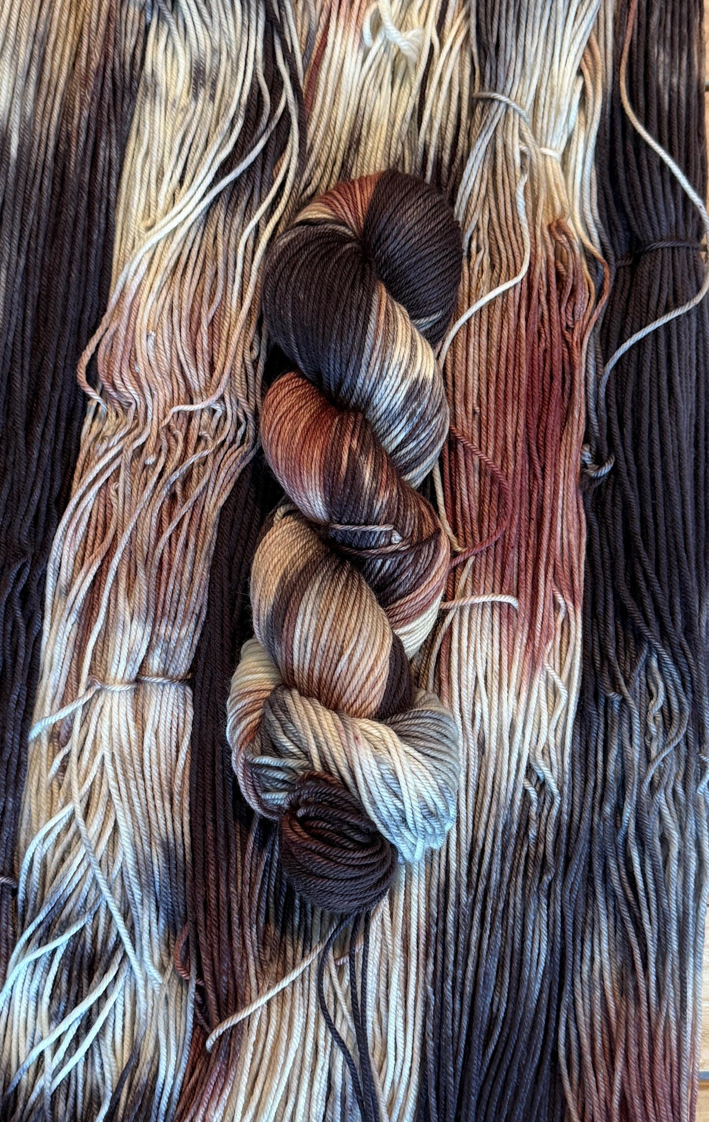 Mountaintop Yarn Just This Batch - Campfire Smores Yarn