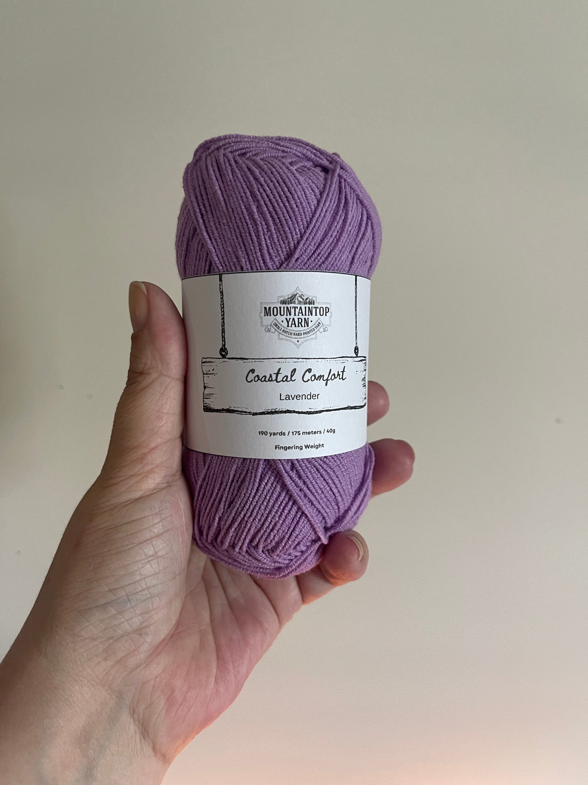 Mountaintop Yarn Lavender Coastal Comfort - Cotton and Acrylic Blend Yarn Yarn