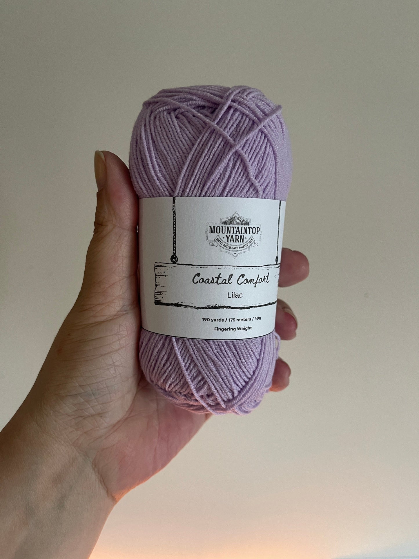 Mountaintop Yarn Lilac Coastal Comfort - Cotton and Acrylic Blend Yarn Yarn