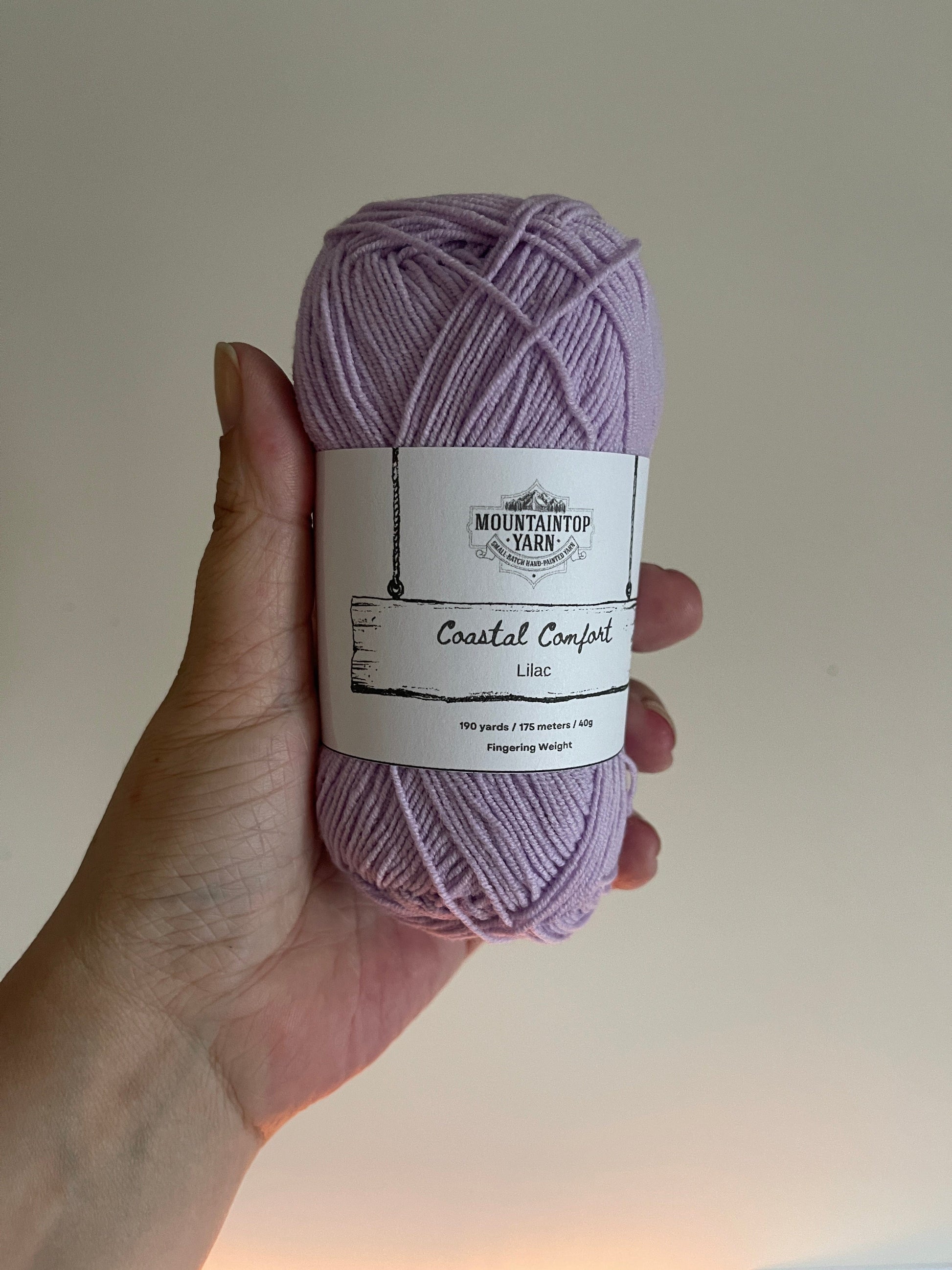 Mountaintop Yarn Lilac Coastal Comfort - Cotton and Acrylic Blend Yarn Yarn