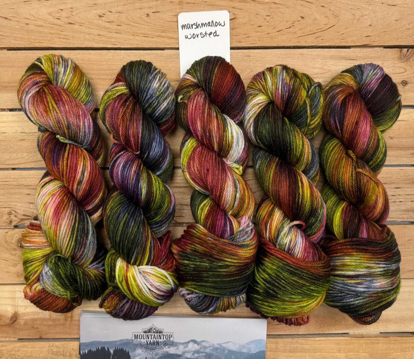 Mountaintop Yarn Marshmallow Select Worsted Garden Witch Yarn