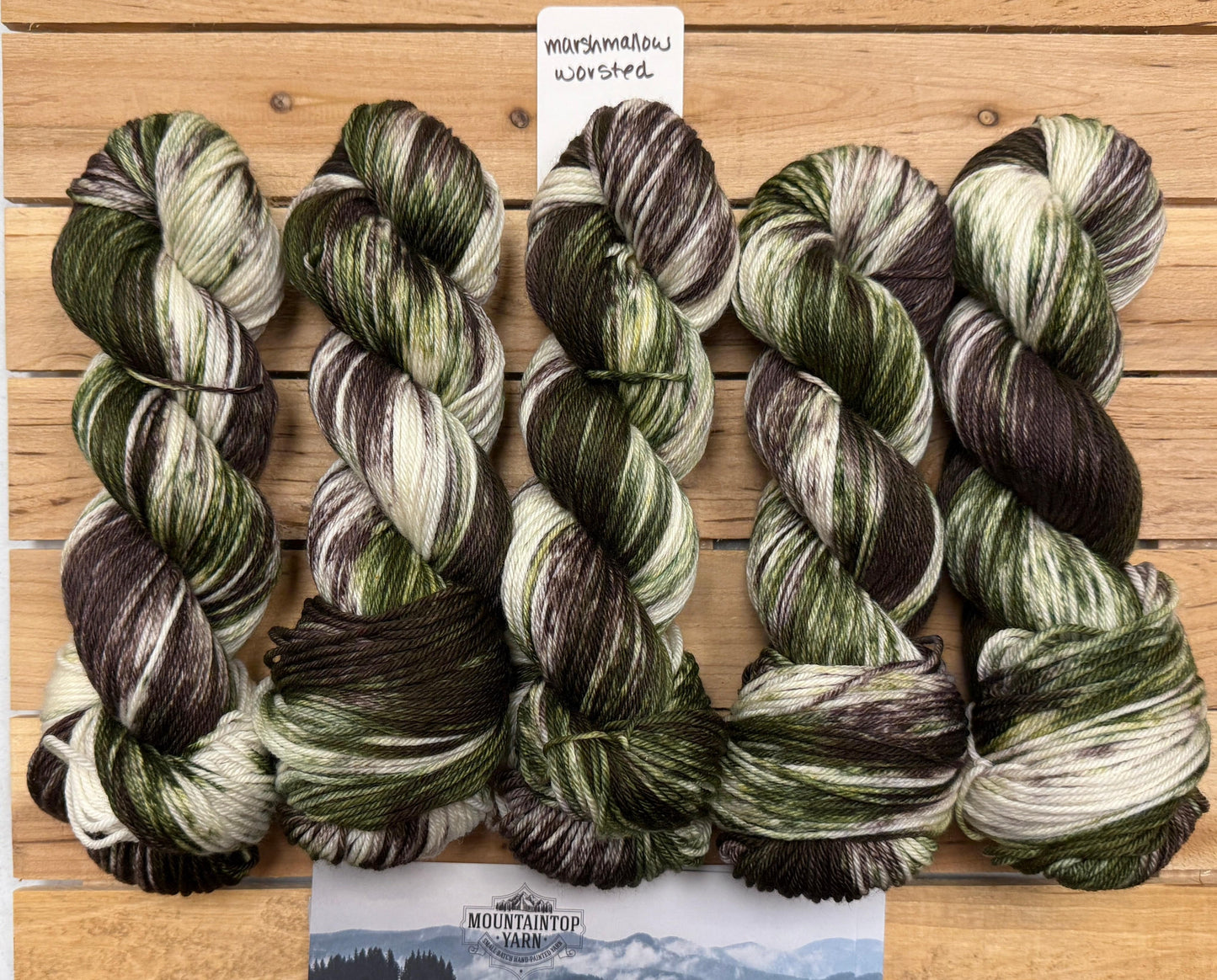 Mountaintop Yarn Marshmallow Select Worsted Snowy Walk Yarn
