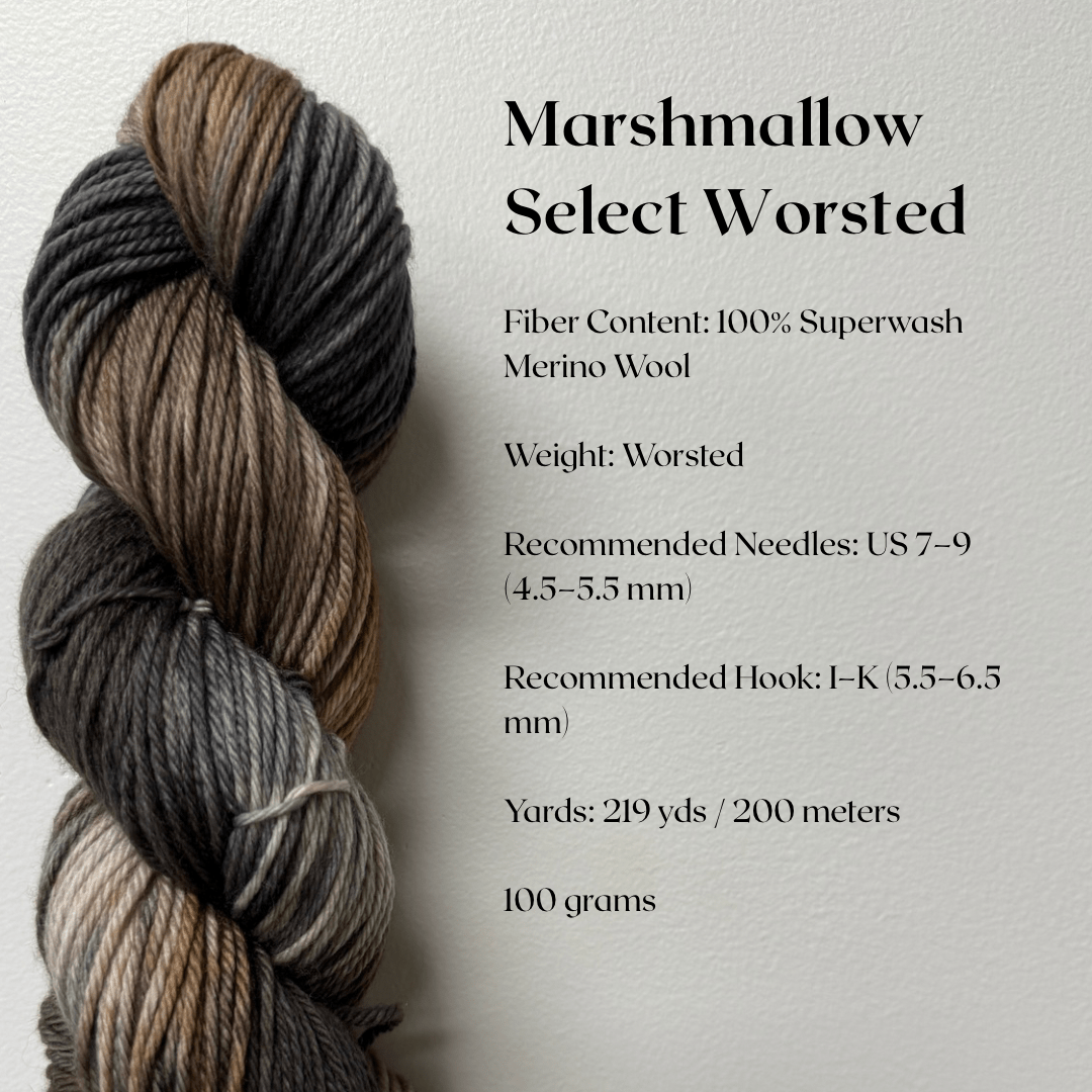 Mountaintop Yarn Marshmallow Worsted Haunted Yarn