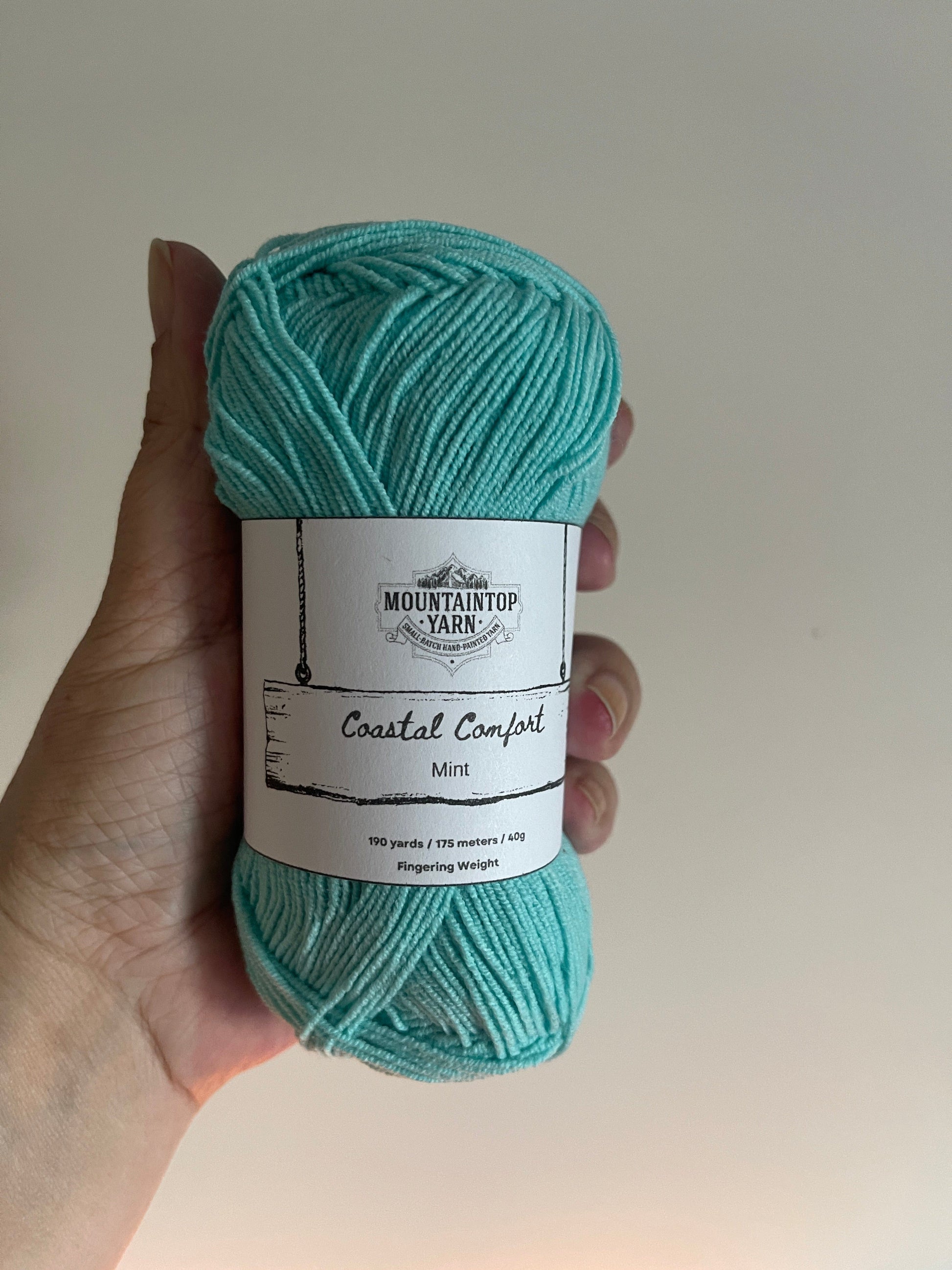 Mountaintop Yarn Mint Coastal Comfort - Cotton and Acrylic Blend Yarn Yarn