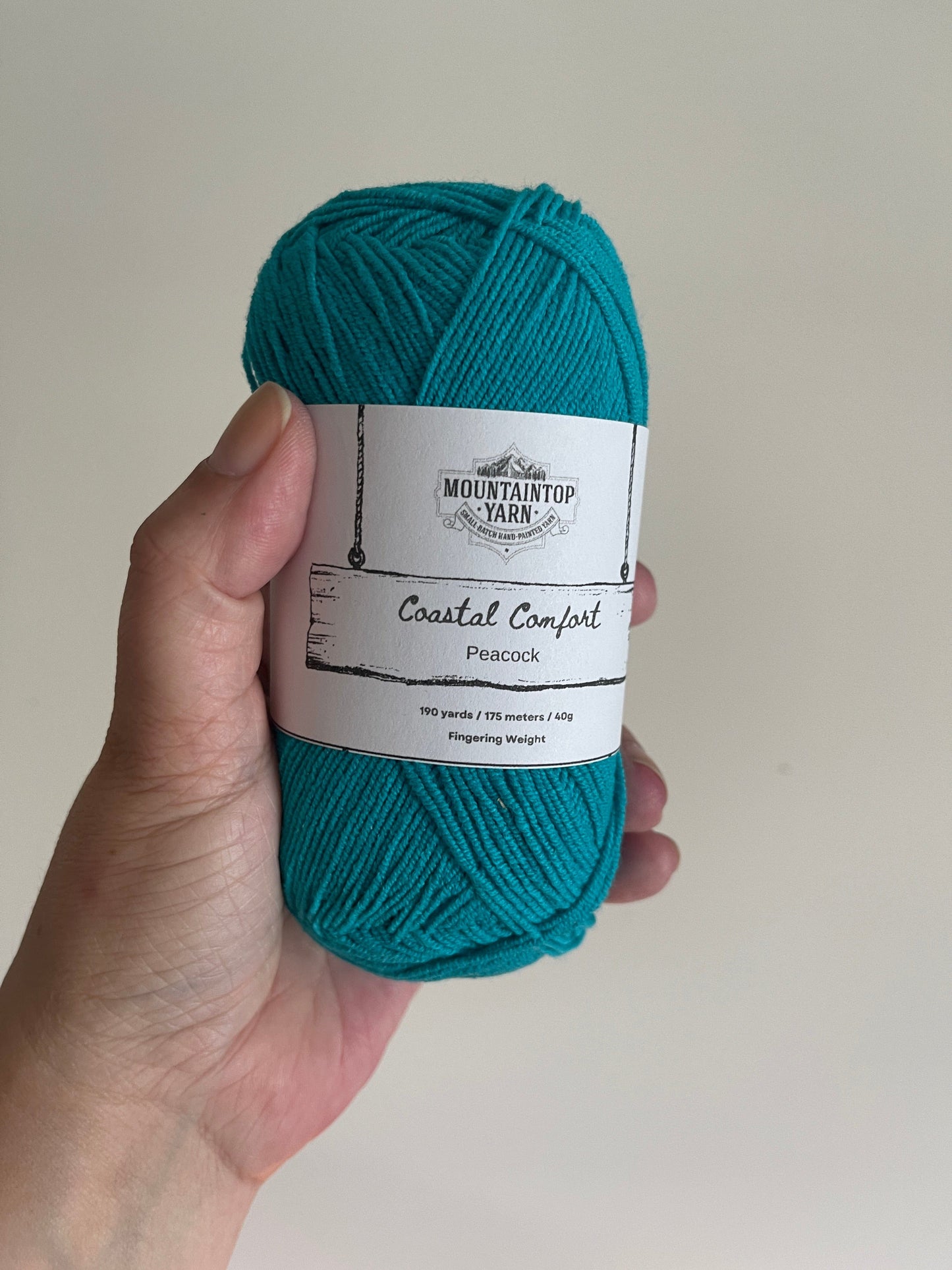 Mountaintop Yarn Peacock Coastal Comfort - Cotton and Acrylic Blend Yarn Yarn
