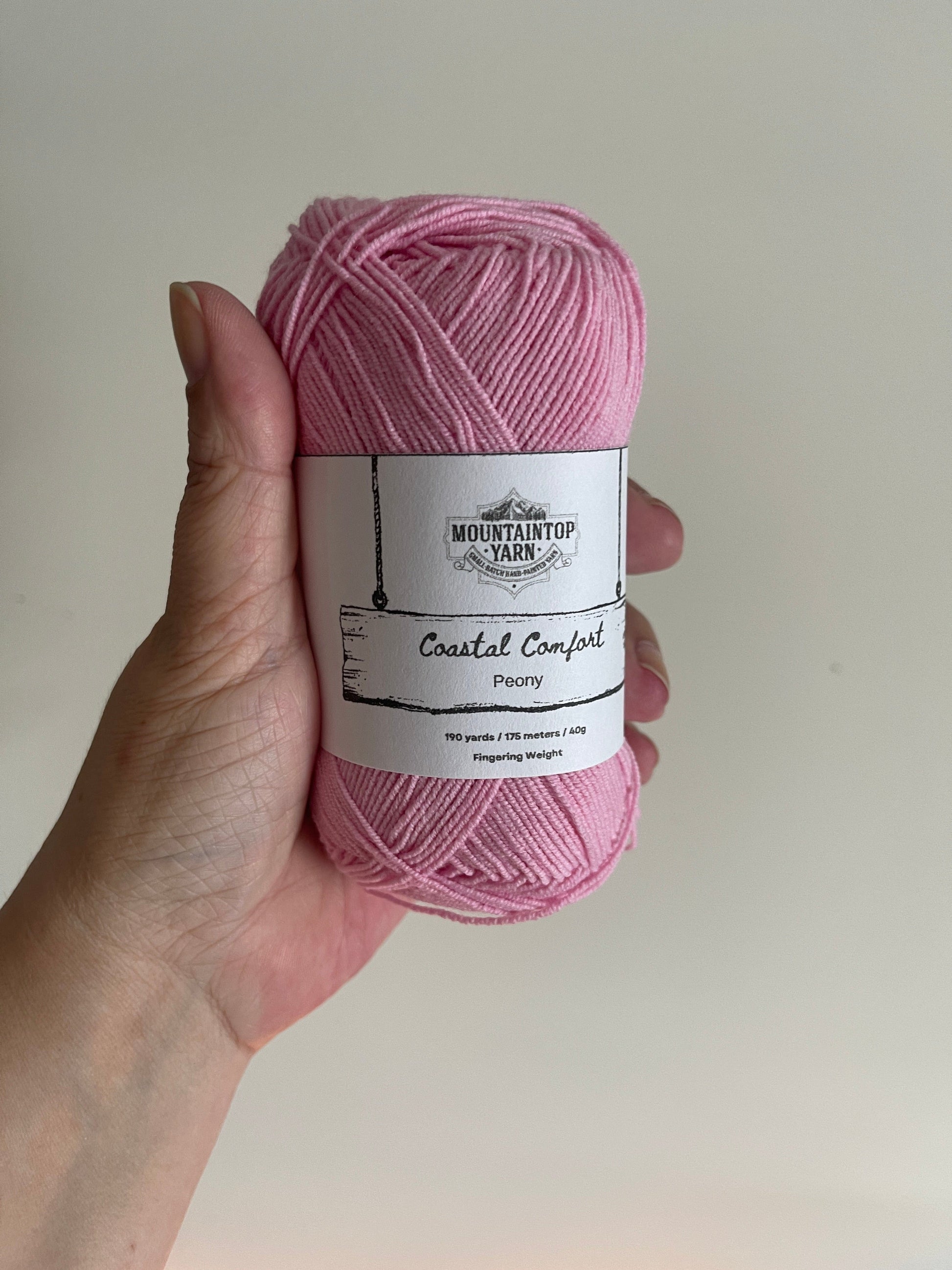 Mountaintop Yarn Peony Coastal Comfort - Cotton and Acrylic Blend Yarn Yarn