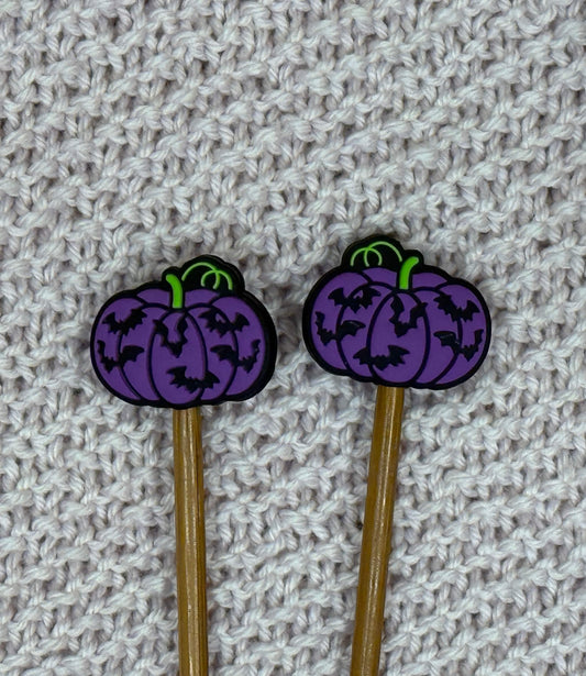 Mountaintop Yarn Purple Spider Pumpkin  - Point Protectors Point Protectors