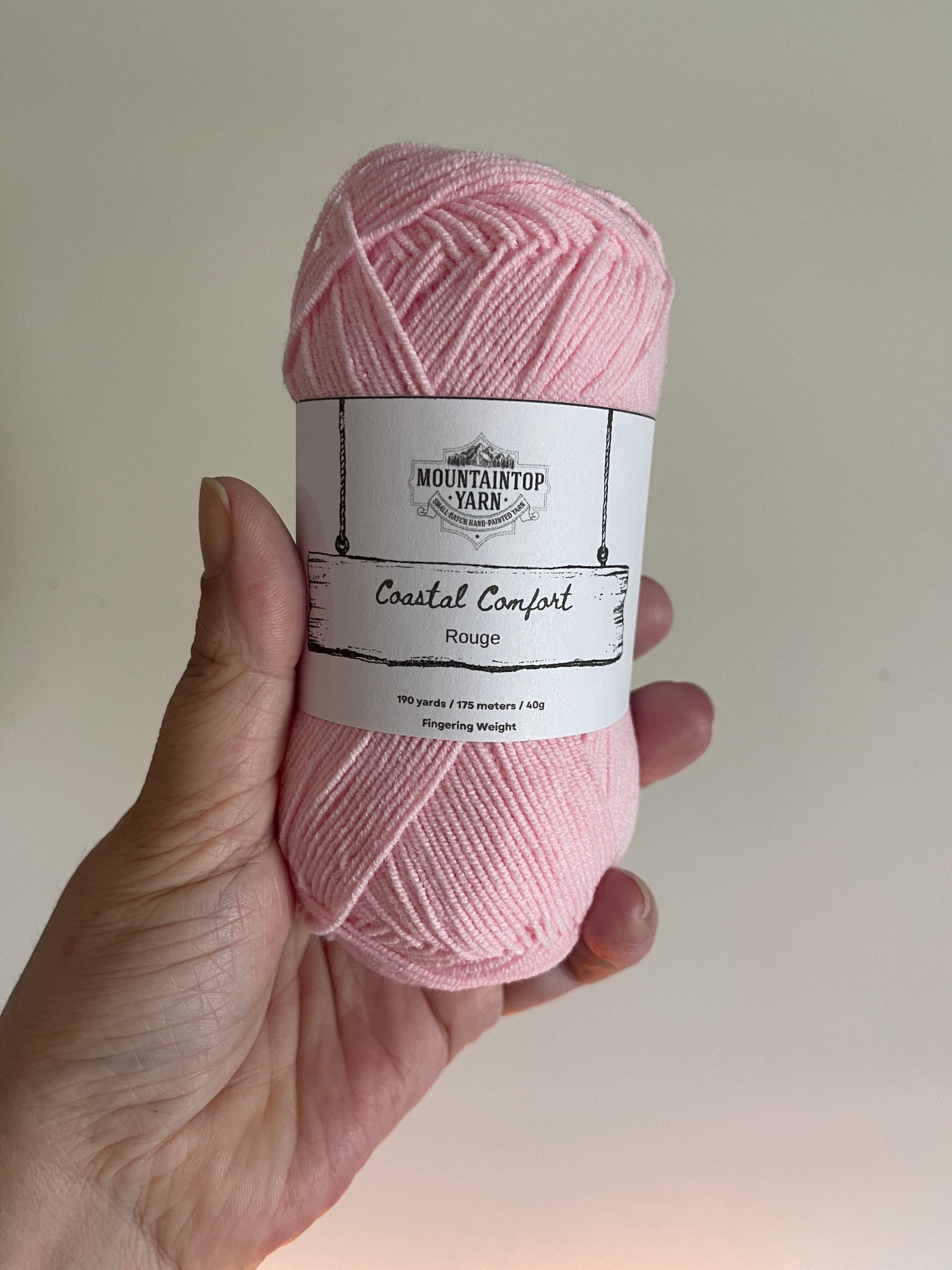 Mountaintop Yarn Rouge Coastal Comfort - Cotton and Acrylic Blend Yarn Yarn