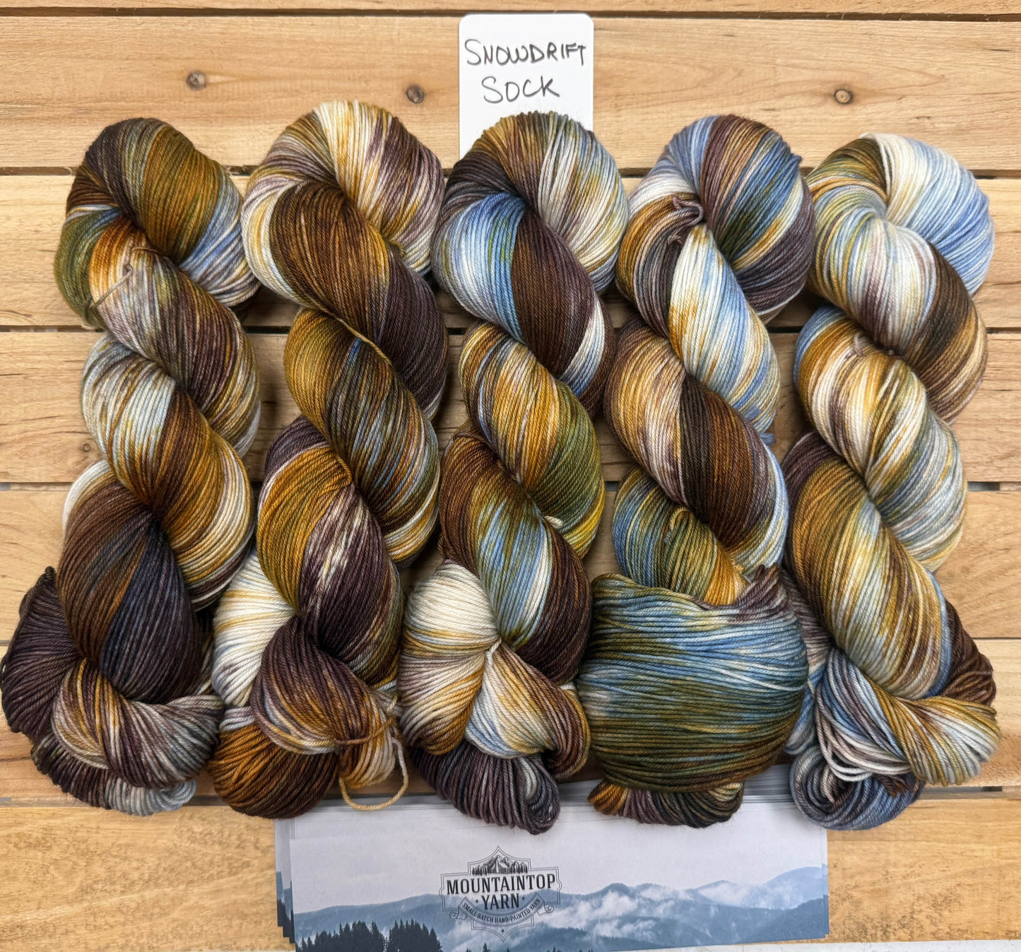 Mountaintop Yarn Snowdrift Select Sock First Frost Yarn