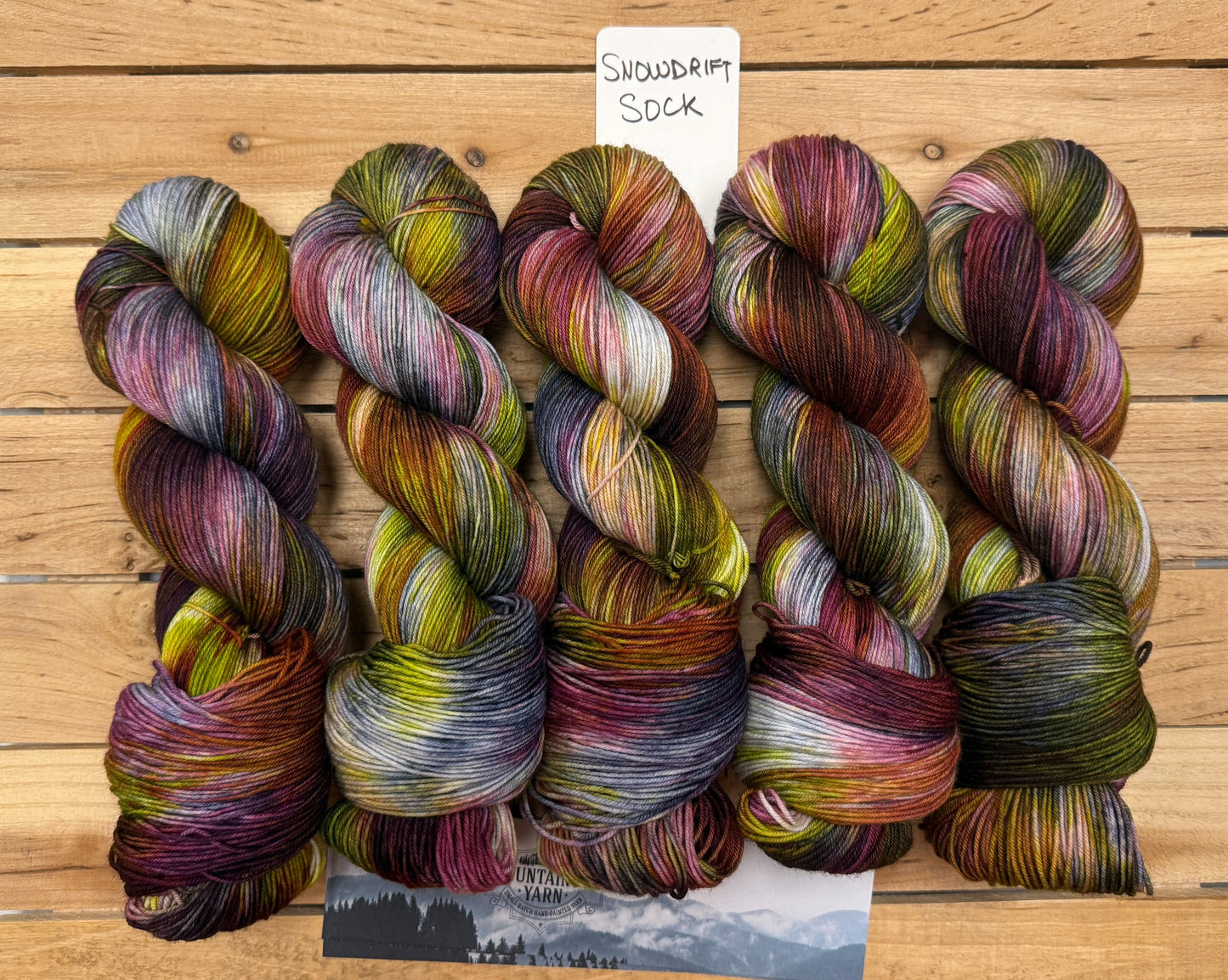 Mountaintop Yarn Snowdrift Select Sock Garden Witch Yarn