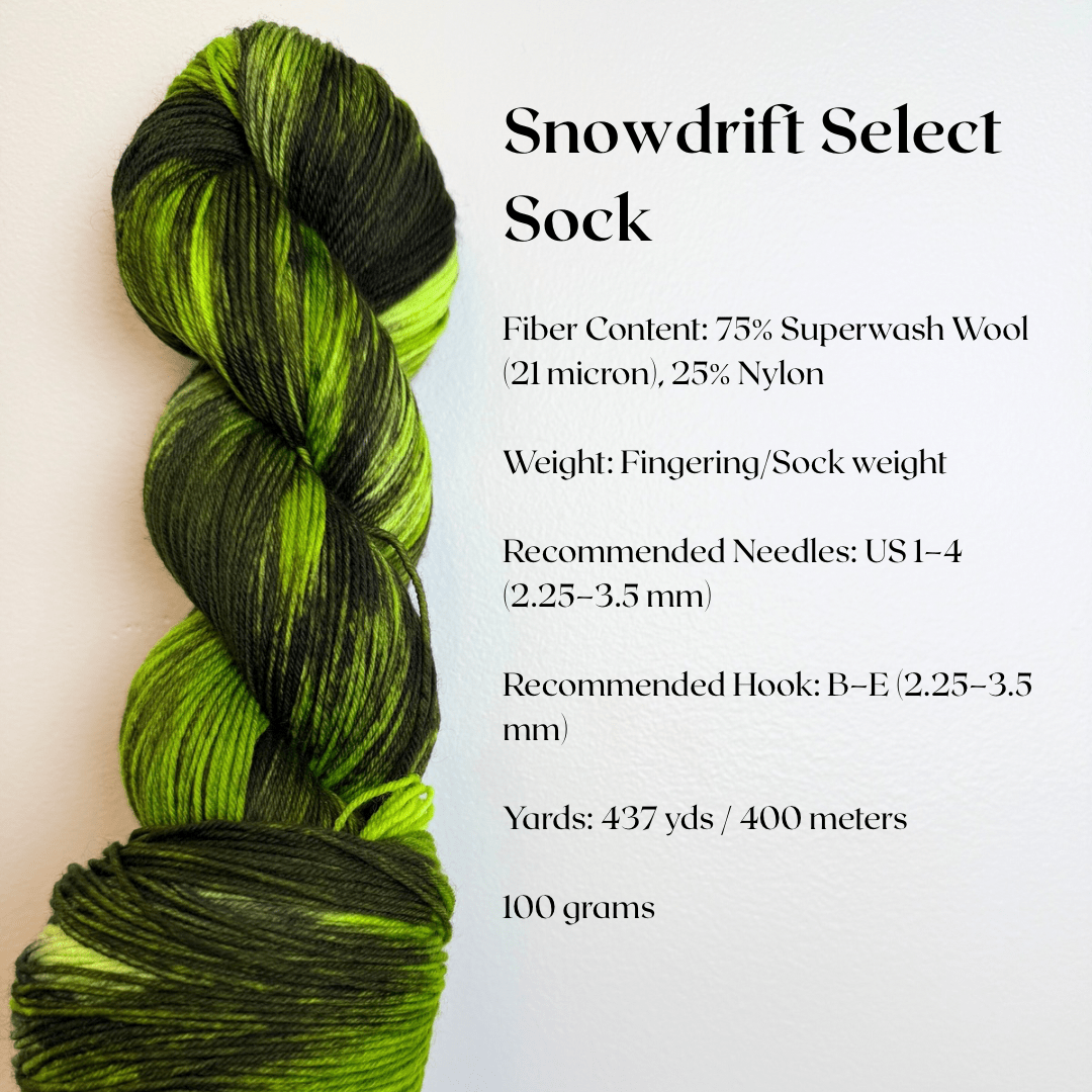 Mountaintop Yarn Snowdrift Sock Oogie Boogie Yarn