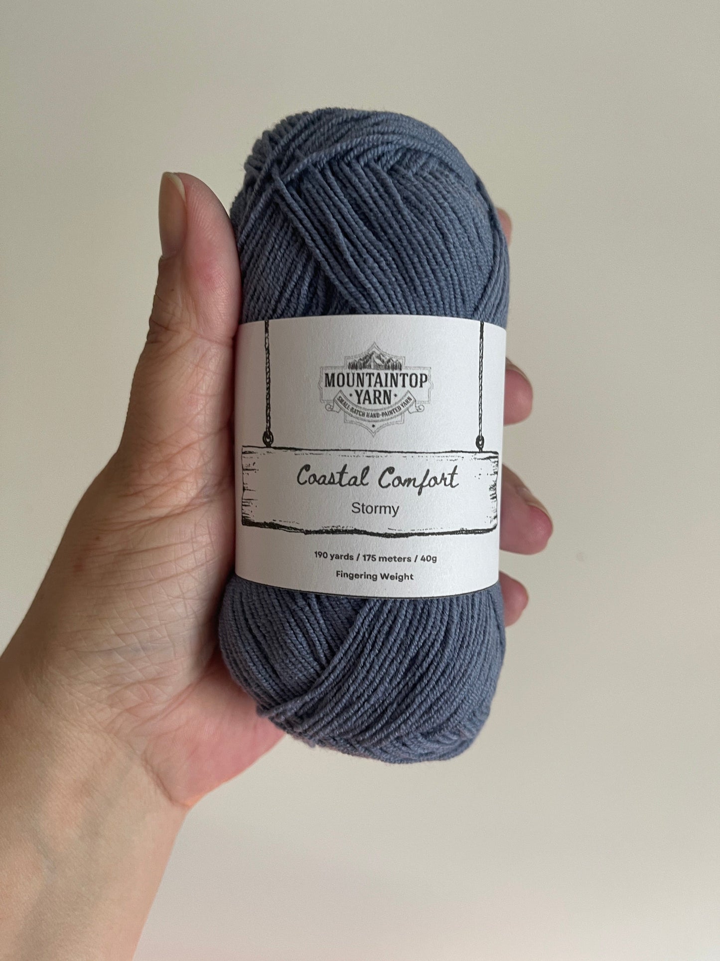 Mountaintop Yarn Stormy Coastal Comfort - Cotton and Acrylic Blend Yarn Yarn