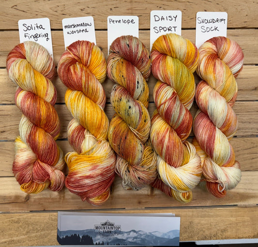 Mountaintop Yarn Summer Citrus Yarn