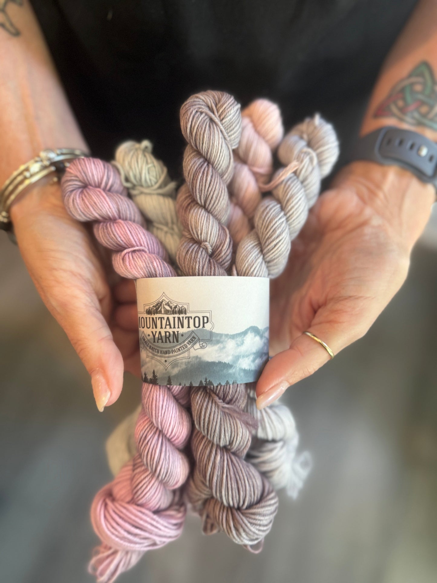 Mountaintop Yarn Victorian Ghost Sock Mini Set Yarn