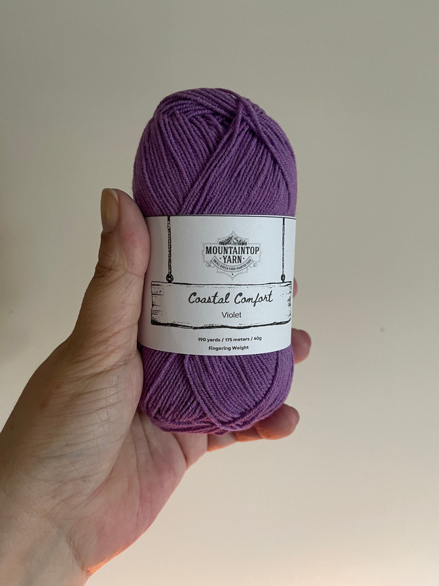Mountaintop Yarn Violet Coastal Comfort - Cotton and Acrylic Blend Yarn Yarn