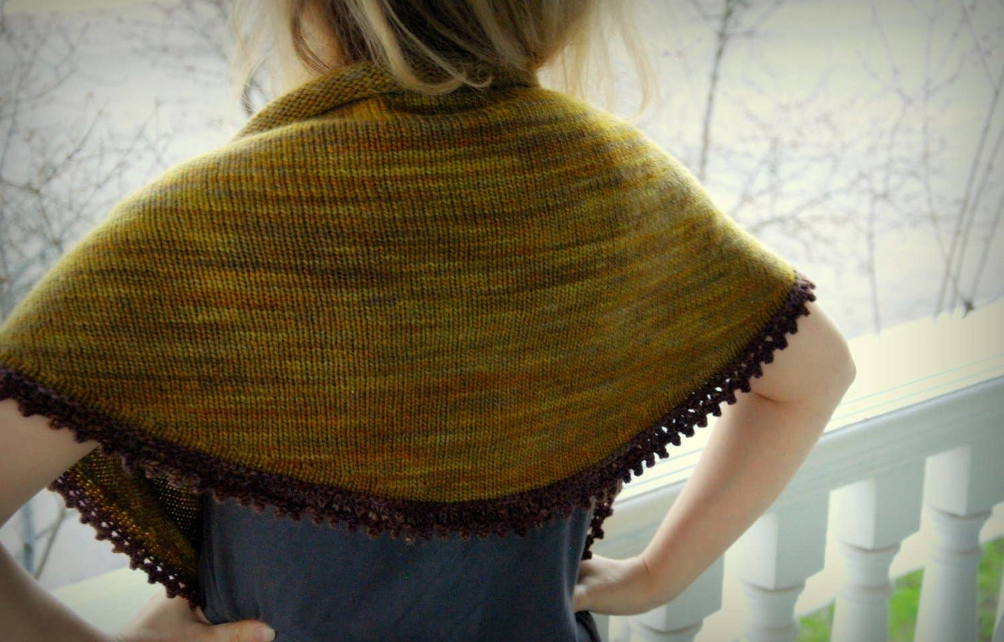 NNK Press Cosette Wrap Knitting Pattern Patterns