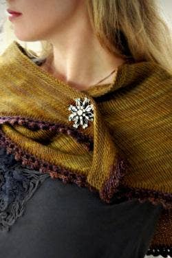 NNK Press Cosette Wrap Knitting Pattern Patterns