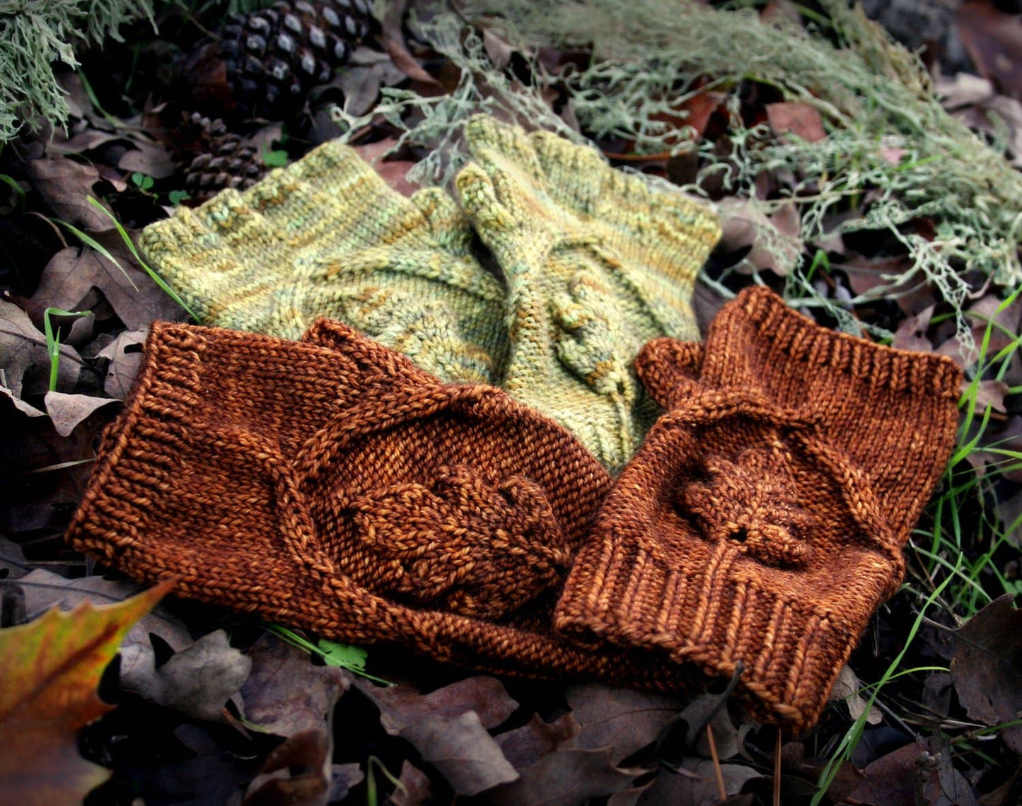 NNK Press Oak Grove Mitts Knitting Pattern Patterns