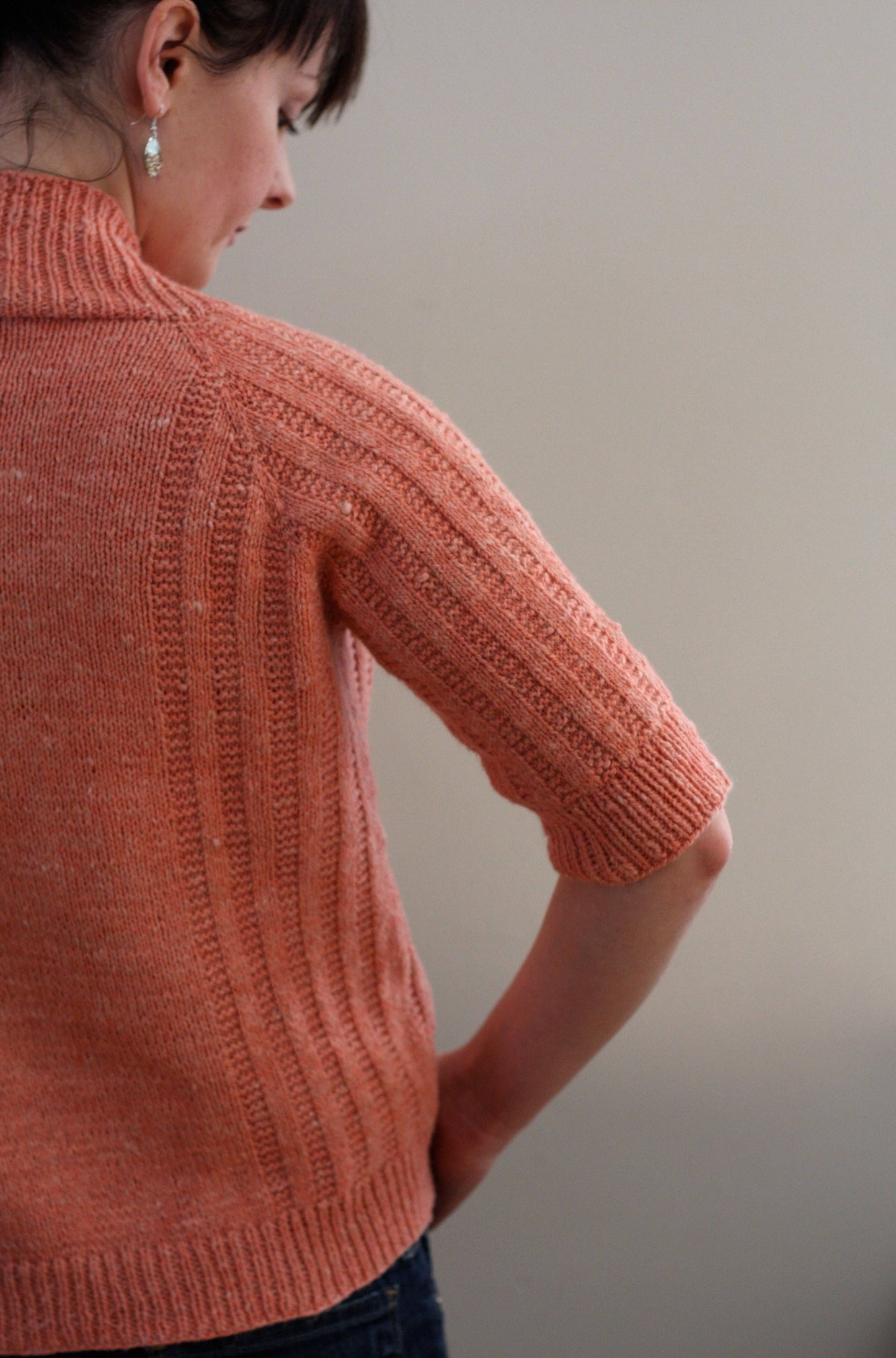 NNK Press Pack of 12 Spring Ribbed Cardigan Knitting Pattern Book
