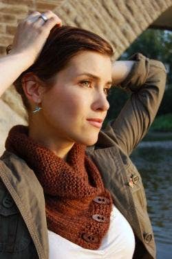 NNK Press Shawl Collared Cowl Knitting Pattern Patterns