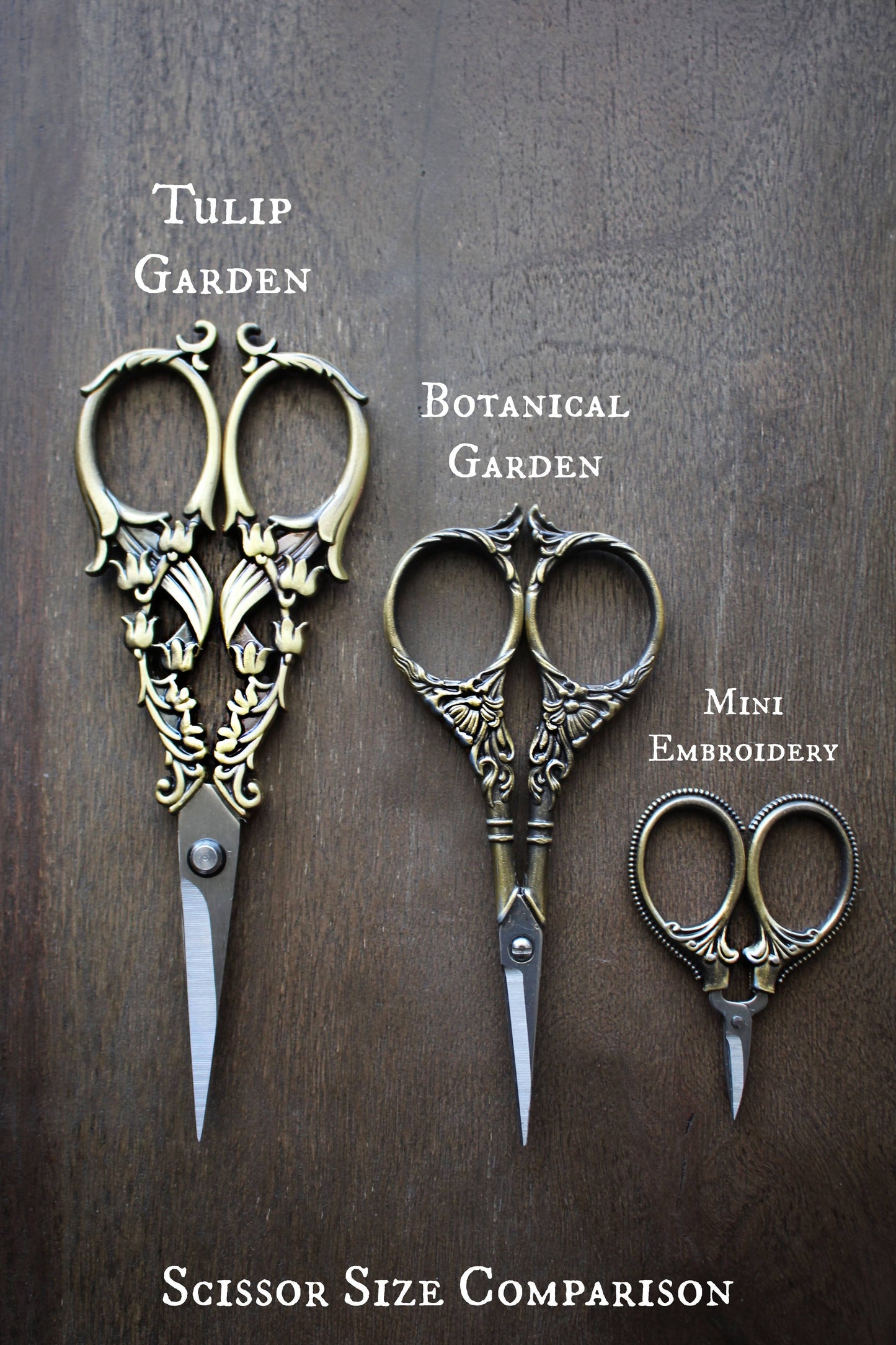 NNK Press Tulip Garden Embroidery Scissors Scissors