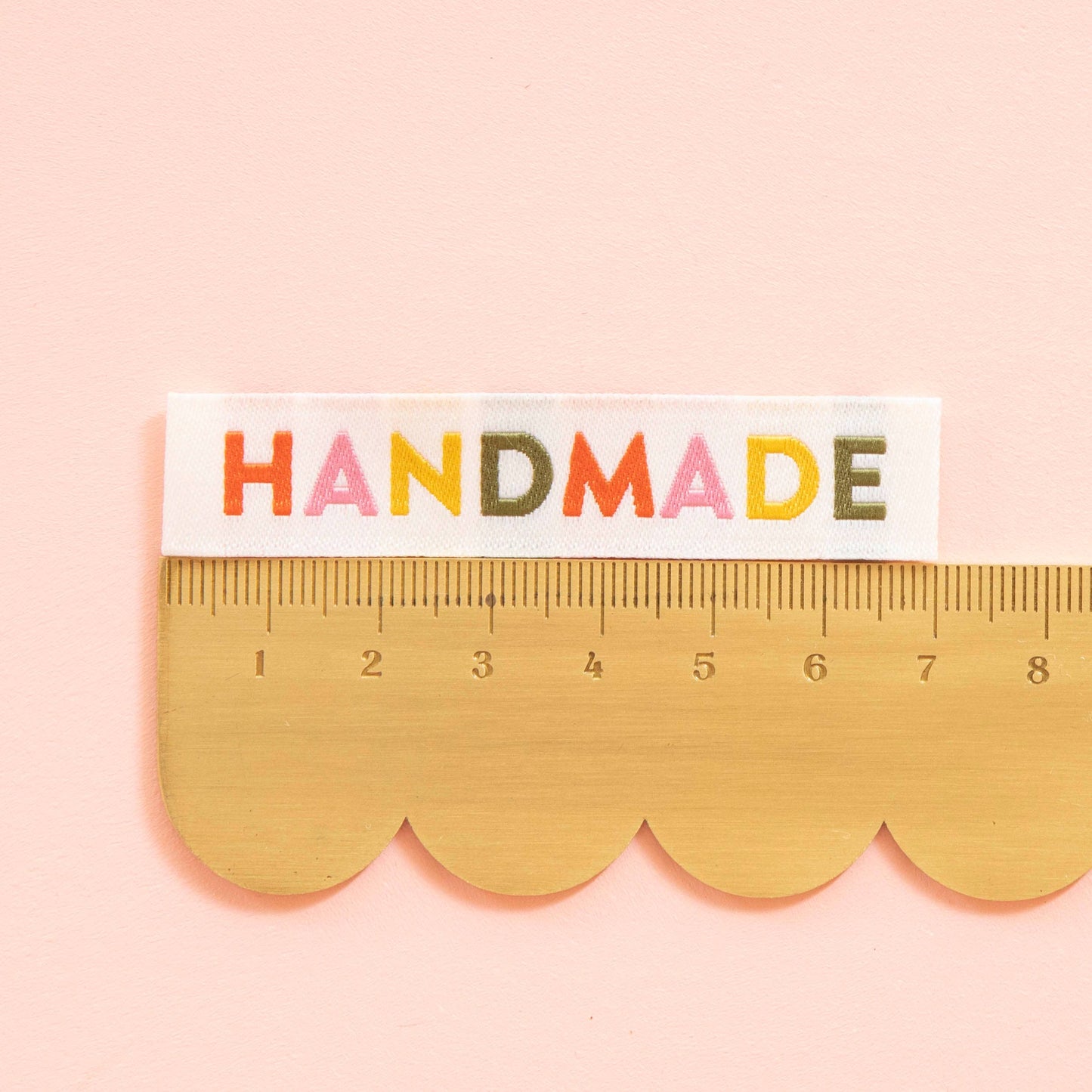 Sarah Hearts Handmade Woven Sewing Labels - Muted Colors Labels