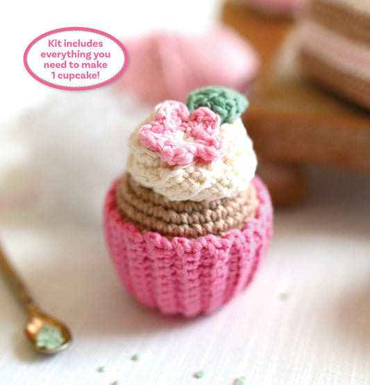 Schiffer Publishing Crochet Café Amigurumi Kit Cupcake Craft Kits